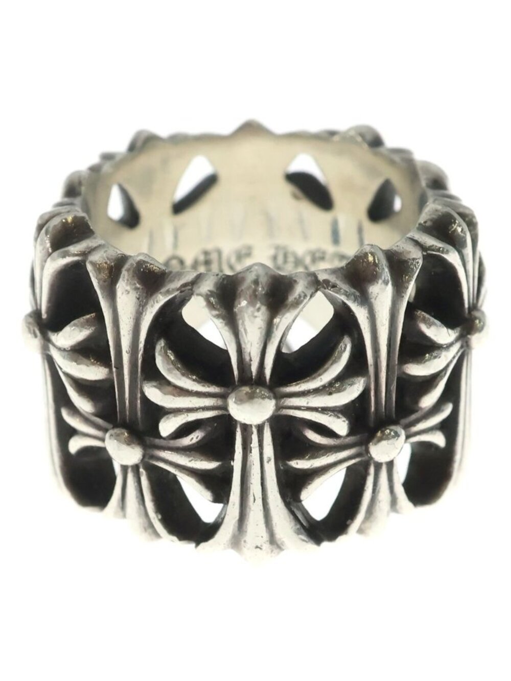 Chrome Hearts Cemetery Black Sling Silver